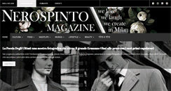 Desktop Screenshot of nerospinto.it